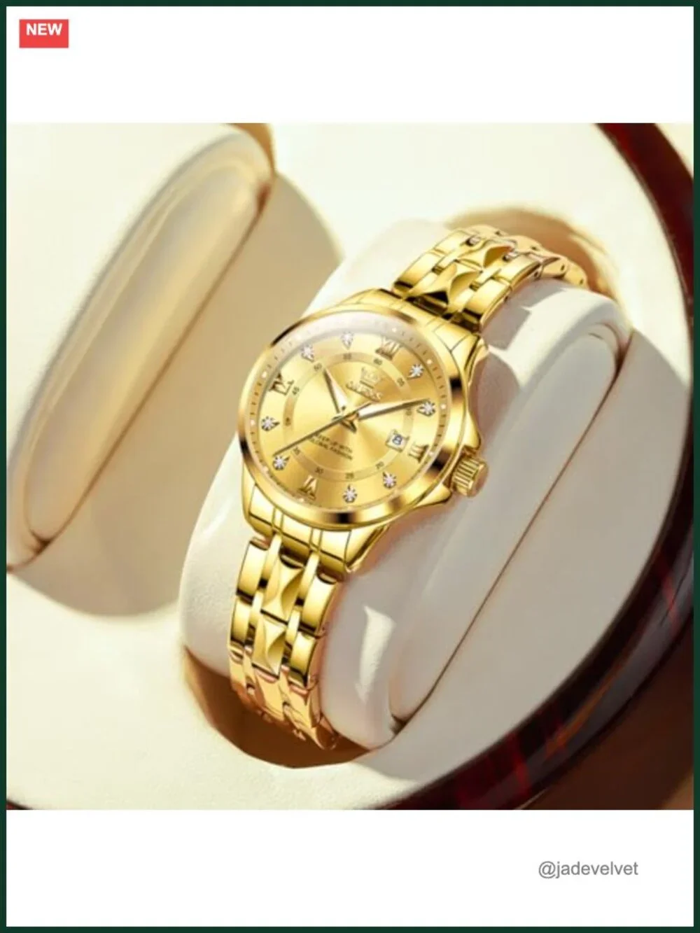 Luxury Stainless Steel Women's Wrist Watch Analog Quartz Date Waterproof